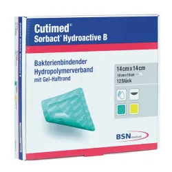 Cutimed Sorbact Hydroactive B BSN 19 x 19 cm | 120 Stück